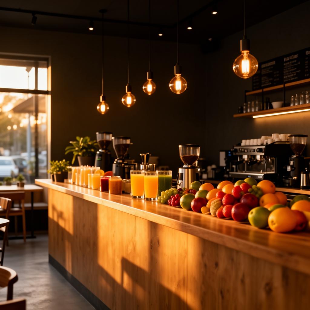 Adly juice bar interior